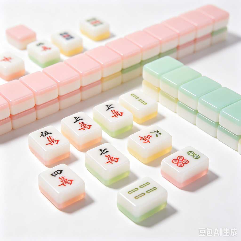 wear resistant print mahjong set