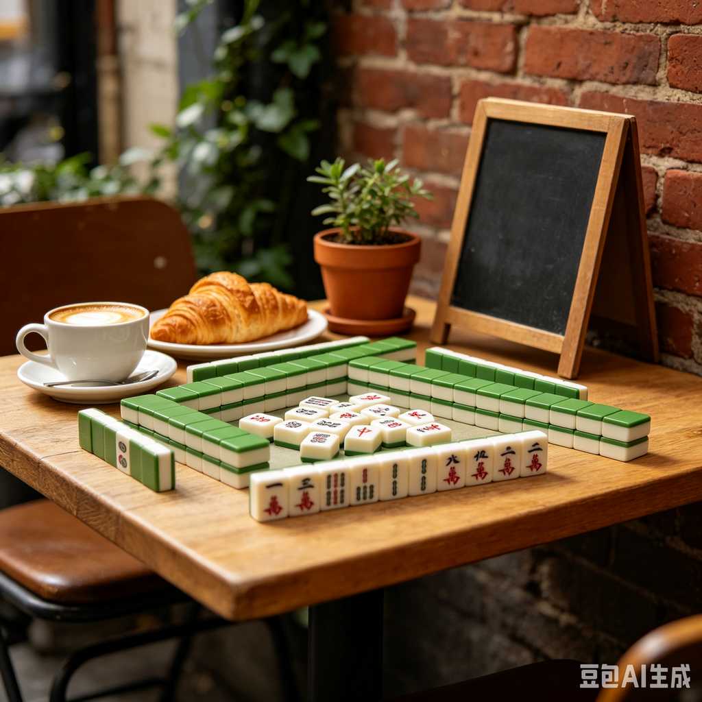 pink mahjong set